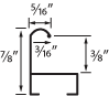 Profile image Image showing cross-section profile for 222GLD