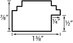 Profile image Image showing cross-section profile for AR14
