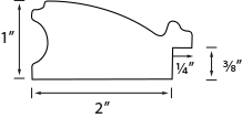 Profile image Image showing cross-section profile for EWB7