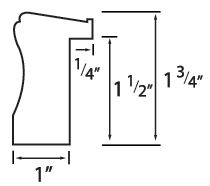 Profile image Image showing cross-section profile for OW4
